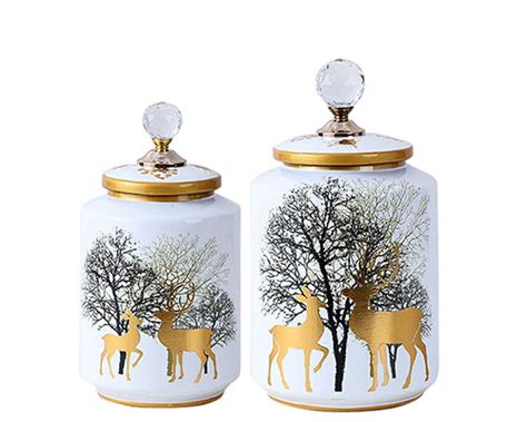 Decorative Ceramic Jars With Lids | 1L Best Ceramic Canister