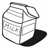 Milk Carton Coloring Page  NetArt carton Pages Color sketch template