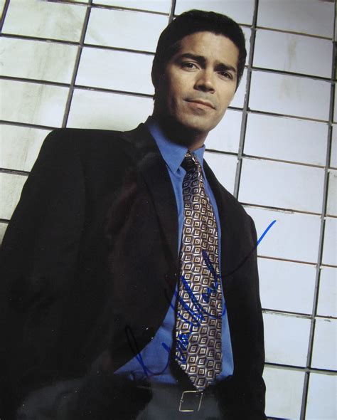 NYPD Blue: Esai Morales Signed Studio Promo Photo - Presley Collectibles