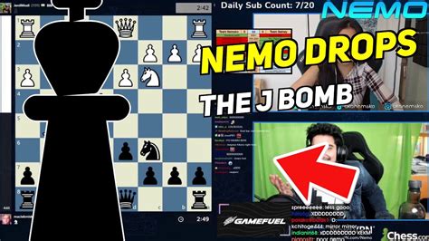 Daily Chess Stream Highlights: NEMO DROPS THE J BOMB - YouTube