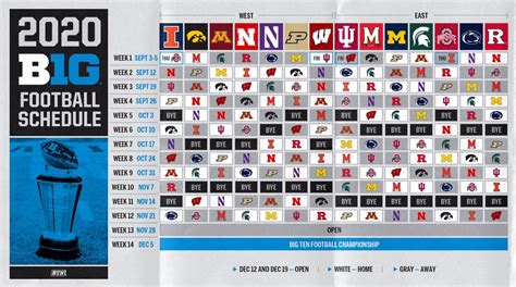 Penn State Printable Football Schedule