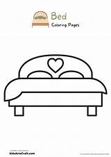 Bed Coloring Pages For Kids – Free Printables  Art & Craft sketch template