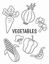 Free Vegetable And Fruit Coloring Pages For Kids ⋆ The Hollydog Blog sketch template