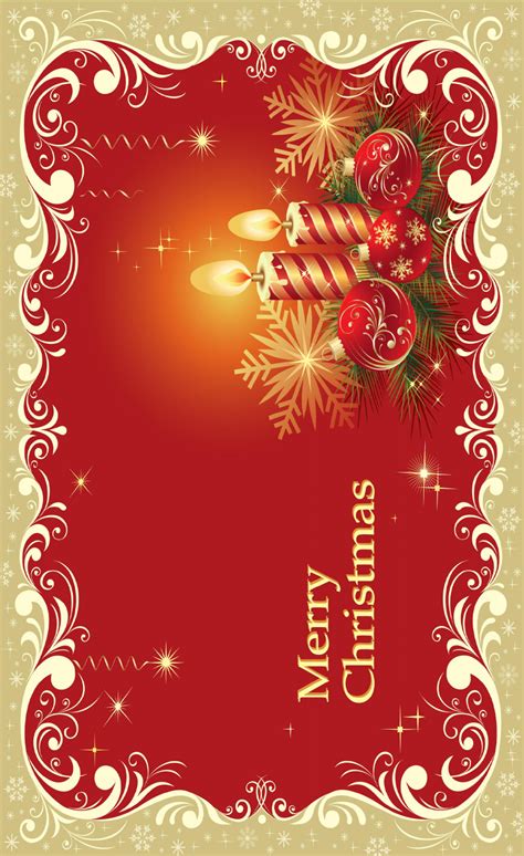 Christmas Greeting Card Template Free Download