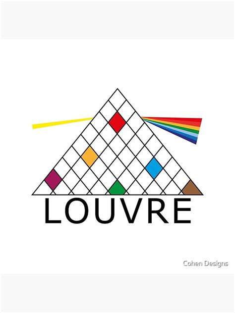 "Louvre museum with prism light refraction" Poster for Sale by Abdelkadear | Redbubble