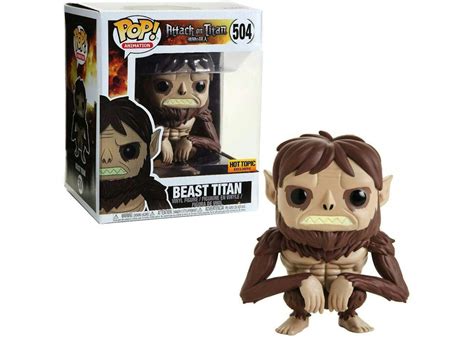 Funko Pop! Animation Attack on Titan Beast Titan Hot Topic Exclusive 6 inch Figure #504