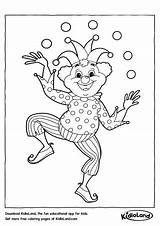 Juggler Clown Coloring Page  Free Printables For Your Kids KidloLand sketch template
