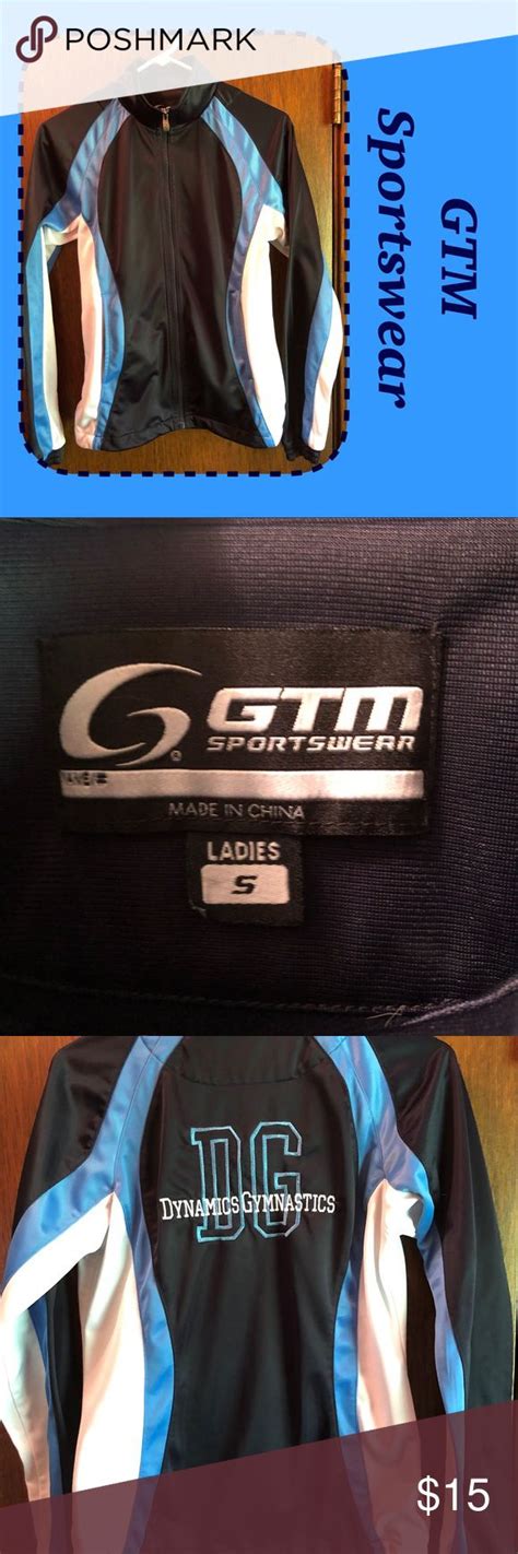 🆕GTM Sportswear Track Jacket🔵 | Gtm sportswear, Track jackets, Jackets