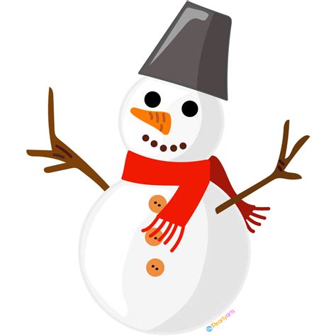 FREE Snowman Clipart (Royalty-free) | Pearly Arts