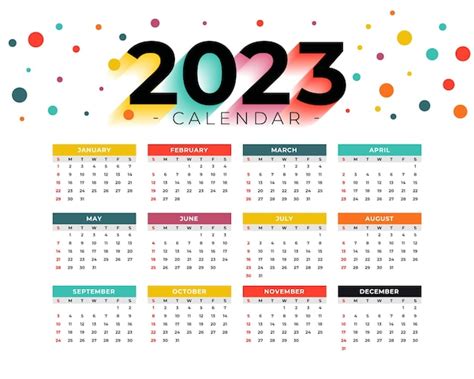 Descargar Calendario Annual Excel 2023 Template Coloring Page - IMAGESEE