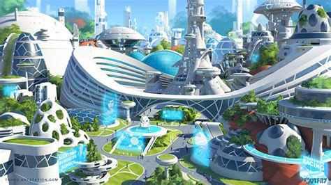 Showcase of Mind Blowing Concept Art of Futuristic Cities | Futuristic city, Futuristic ...