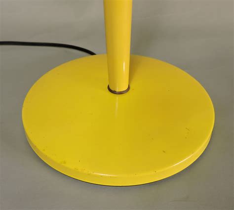 Mid century modern mod yellow mushroom dome table desk lamp For Sale | Antiques.com | Classifieds
