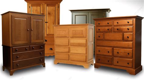 Set Of Bedroom Furniture From The Various Types Of Wood Background, Pictures Of Dressers ...