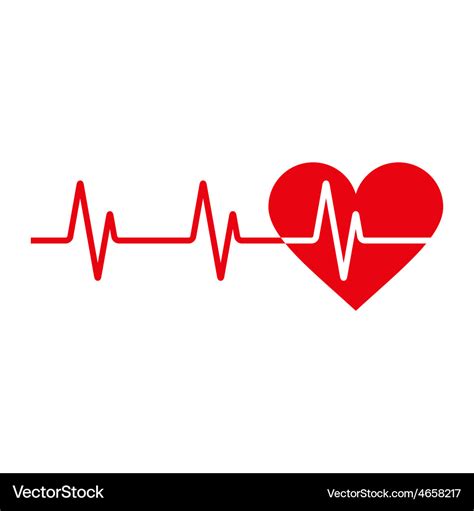 Heartbeat icon Royalty Free Vector Image - VectorStock