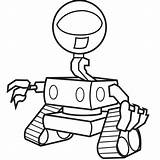 Little robots coloring Pages Download And Print For Free sketch template