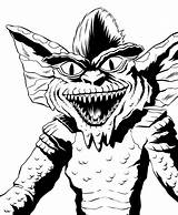Gremlins Coloring Monster Pages Drawing Gizmo Color Getdrawings  sketch template