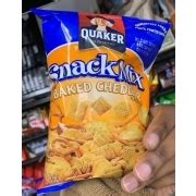 Quaker Snack Mix, Baked Cheddar Flavored: Calories, Nutrition Analysis ...