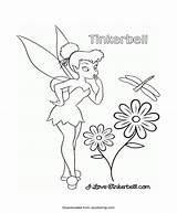 Tinkerbell Coloring Page Download Printable PDF  Templateroller sketch template