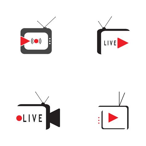 Live TV streaming logo vector template illustration 33537275 Vector Art ...