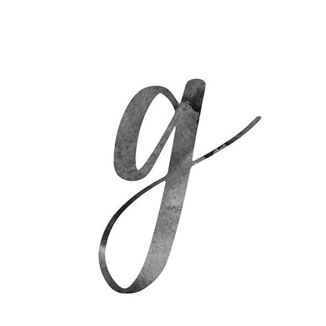 Letter g in this alphabet series! This alphabet uses my favorite modern calligraphy style and ...