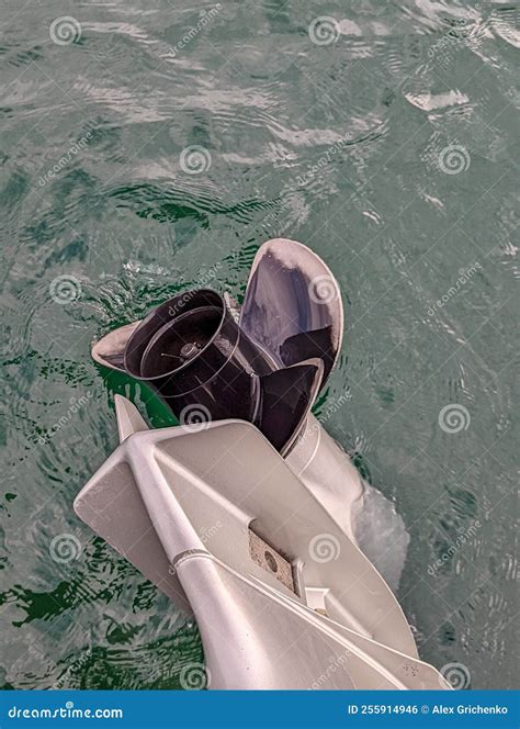 Outboard Boat Engine Motor Propeller Stock Photo - Image of power ...