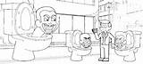 Toilet Coloring Pages For Kids sketch template