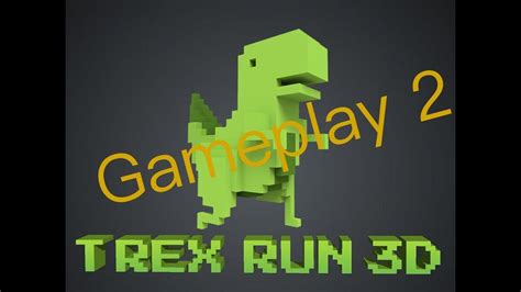 Playing google dinosaur 3D game again #elgoog #dinosaurgame #gaming - YouTube