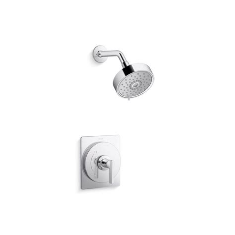 KOHLER Castia By Studio McGee Rite-Temp Shower Trim Kit 2.5 GPM in Polished Chrome TS35916-4Y-CP ...