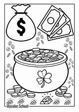 7 Pot Of Gold Coloring Pages  Free Printables sketch template