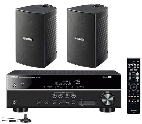 Yamaha 5.1-Channel Wireless Bluetooth 4K A/V Home Theater Receiver + Yamaha Natural Sound High ...