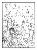 Vampire Coloring Books For Adults Pages sketch template