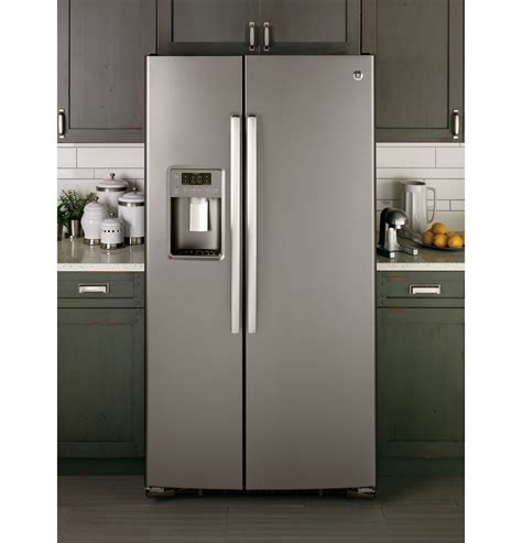 Questions and Answers: GE 25.3 Cu. Ft. Side-by-Side Refrigerator with ...