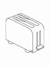 Toaster coloring Pages sketch template