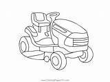 Lawn Coloring Page sketch template