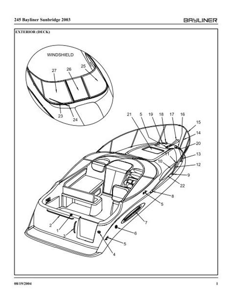 deck - Bayliner Parts