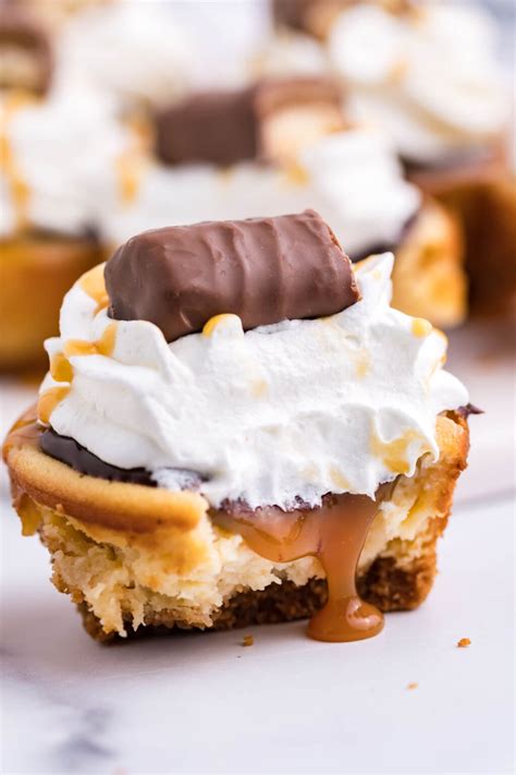 Mini Twix Cheesecakes - My Incredible Recipes