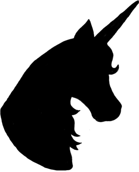 Unicorn Outline Unicorn Head Silhouette Free Pictures Gclipart | The ...