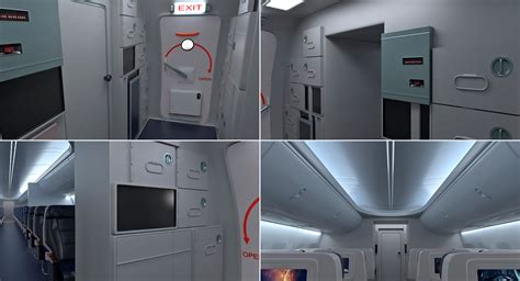 Boeing 737 interior 3D model - TurboSquid 1191819