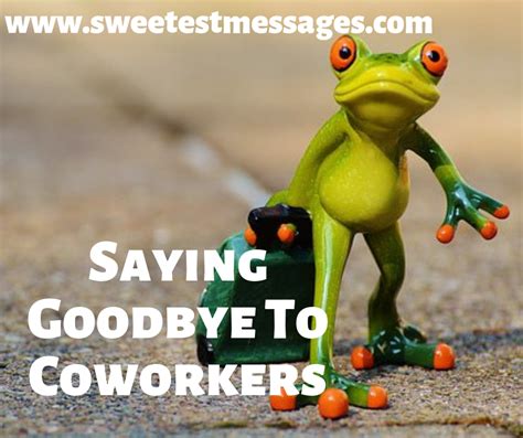 50 Messages Saying Goodbye To Coworkers - Sweetest Messages