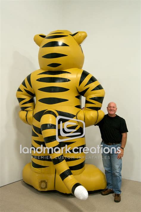 Truman Tiger Mascot Inflatable