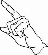 Finger Coloring Pages sketch template