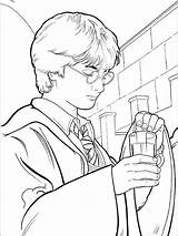 Harry Potter coloring Pages sketch template