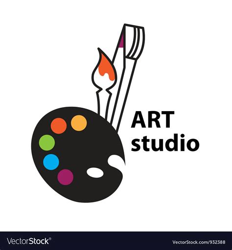 Art studio Royalty Free Vector Image - VectorStock