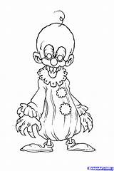 Killer Klowns From Outer Space Coloring Pages Sketch Page sketch template