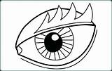Coloring Eye Pages Kids Printable Eyeball Eyes Preschool Blue Print  sketch template