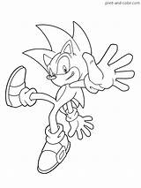 Sonic The Hedgehog coloring Pages  Print And Colorcom sketch template