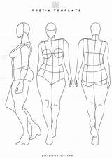 Costume Design Template Coloring Pages sketch template