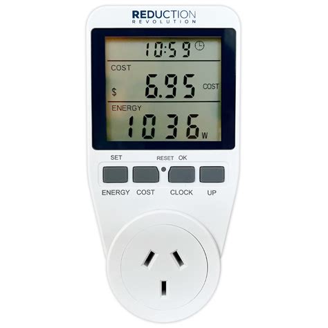 Plug-in Power Consumption Meter - Measure Usage & Cost