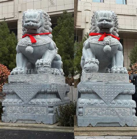 Life Size Chinese Guardian Lions With Ball for Sale MOKK-118 - YouFine