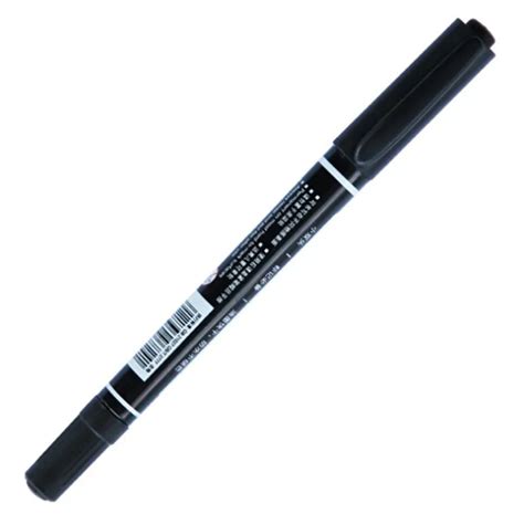 1pcs Tattoo Pen Dual Tip Black Tattoo Skin Marker Piercing Marking Pen ...